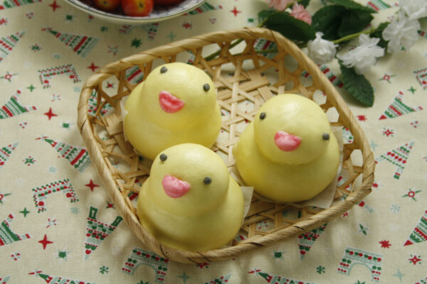 小鴨包(紅豆 黑芝麻) (素)